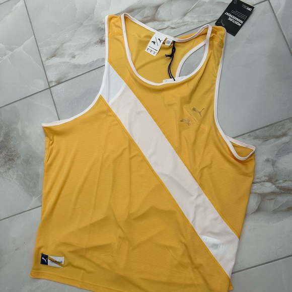 NWT RARE Limited Edition Tracksmith x Puma Speed City Mens Race Running Singlet - Picture 2 of 10